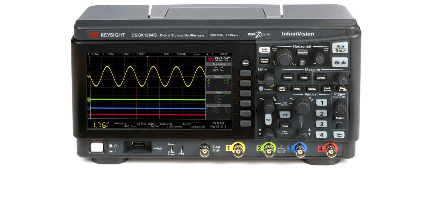 Nové 4-kanálové osciloskopy Keysight DSOX1200: Špičková technólogia za prekvapivo nízku cenu