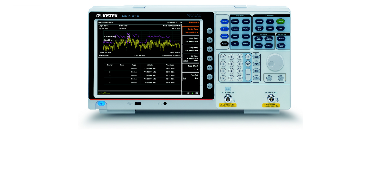 Spektrálne analyzátory GSP-818: Spoľahlivý výkon za dostupnú cenu