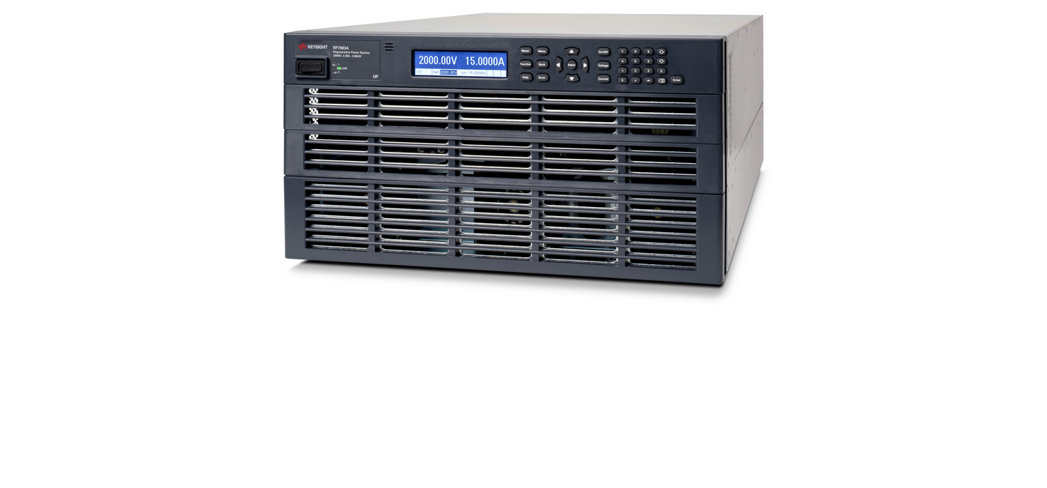 Nové 30 kW regeneratívne 2-kvadrantové DC zdroje Keysight RP7980