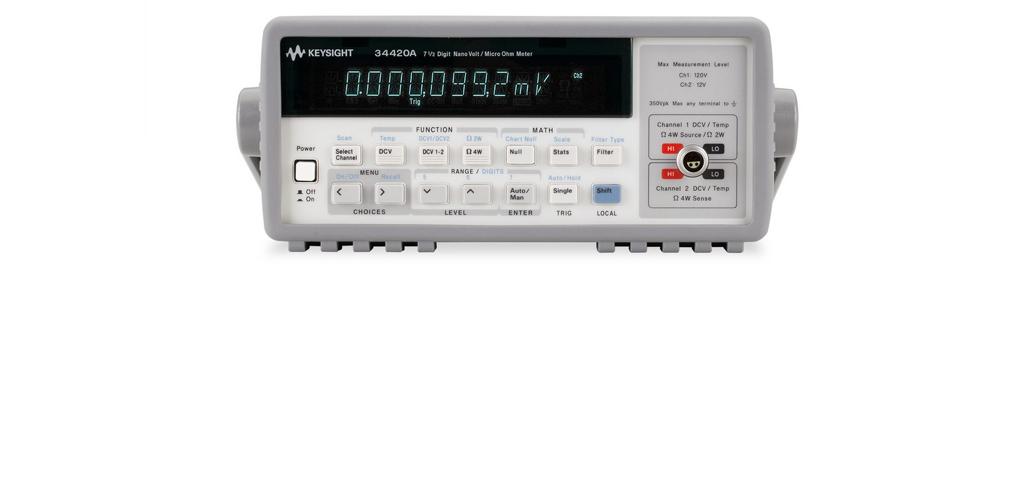 NanoVolt/MicroOhm meter Keysight 34420A je späť!