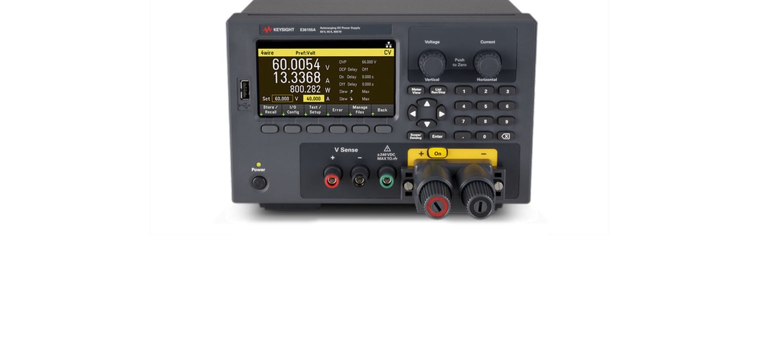 Nové 800W laboratórne DC zdroje Keysight E36150