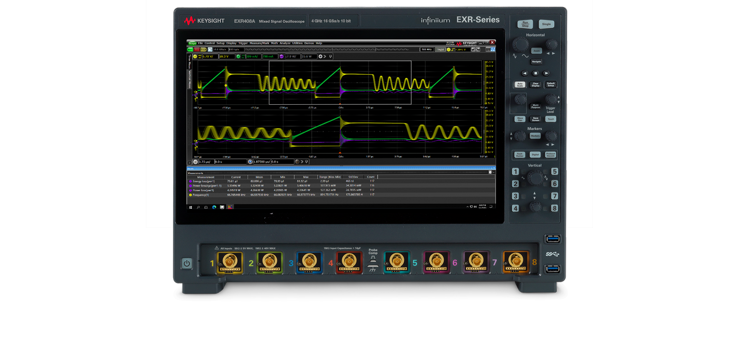 Osciloskopy Keysight EXR teraz s frekvenčným rozsahom až do 6 GHz!