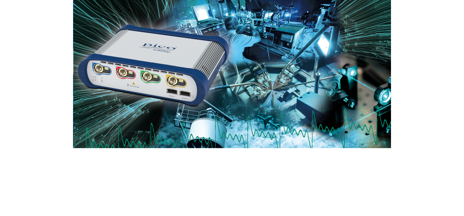 3 GHz šírka pásma, 10 GSa/s vzorkovanie, to je nový osciloskop/digitizér PicoScope 6428E-D