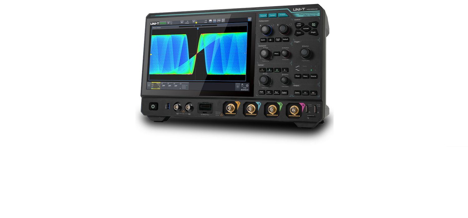 Nové 12-bitové osciloskopy UNI-T MSO3000HD