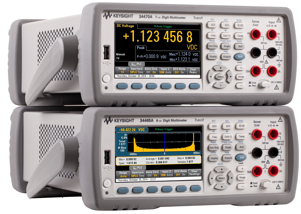 Nové rýchle digitálne multimetre Keysight TrueVolt