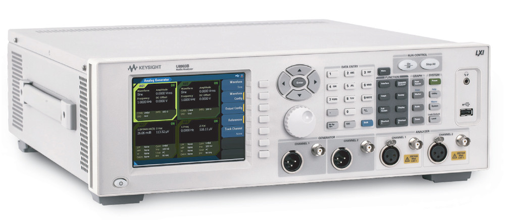 Výkonný audio analyzátor Keysight U8903B nově s možností měření Bluetooth® audio