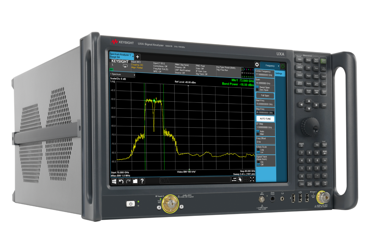 Prvý spektrálny analyzátor na svete s kontinuálnym rozkmitaním od 3 Hz do 110 GHz
